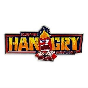 Disney Parks Inside Out Anger Caution Hangry Pin